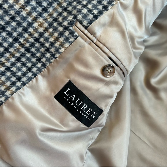 NWT LAUREN RALPH LAUREN Men’s Luther Luxury Blend Overcoat Blue Earth 36R - Picture 8 of 12